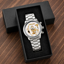 Load image into Gallery viewer, Personalized Custom Men's Watch with Name for Hair Stylist Gift
