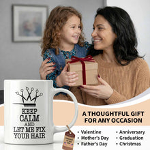 Load image into Gallery viewer, Personalized Hairapist Coffee Mug Custom Name Gift for Her
