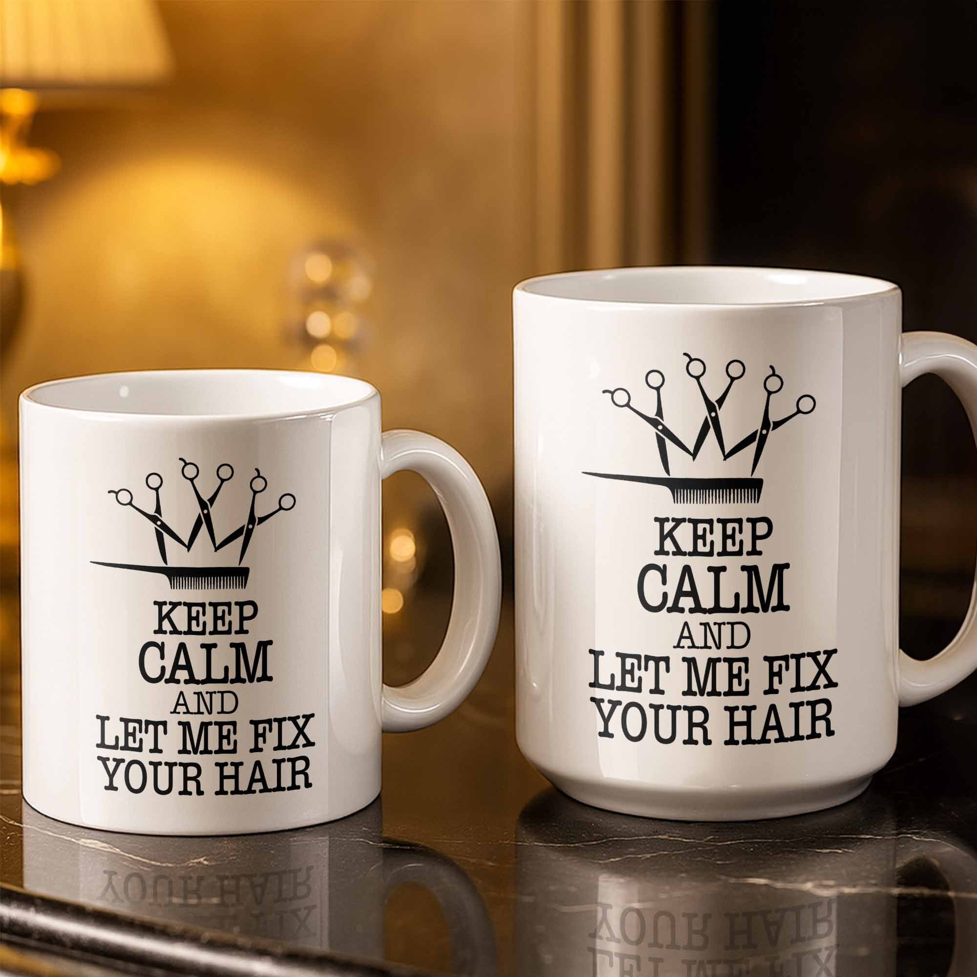 Personalized Hairapist Coffee Mug Custom Name Gift for Her