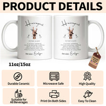 Load image into Gallery viewer, Personalized Ceramic Coffee Mug for Hairstylist Gift Idea

