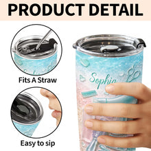 Load image into Gallery viewer, Personalized Stainless Steel Tumbler for Hairstylist Gift 20oz
