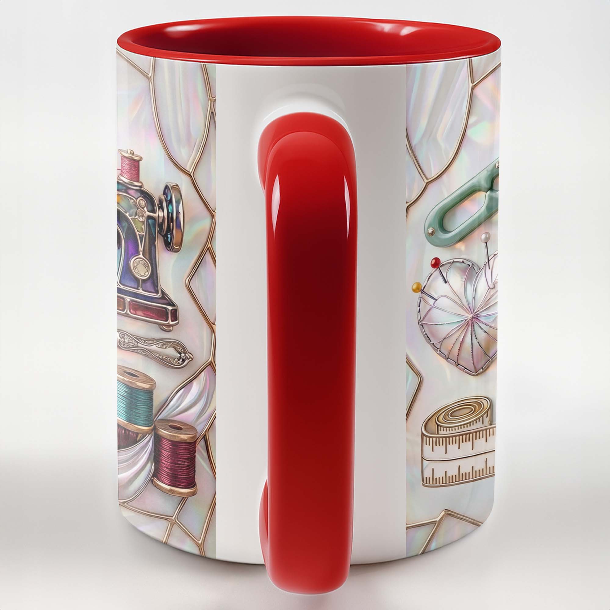 Personalized Ceramic Accent Mug Custom Name Gift for Mom