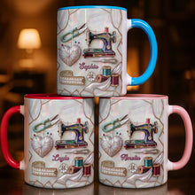 Load image into Gallery viewer, Personalized Ceramic Accent Mug Custom Name Gift for Mom
