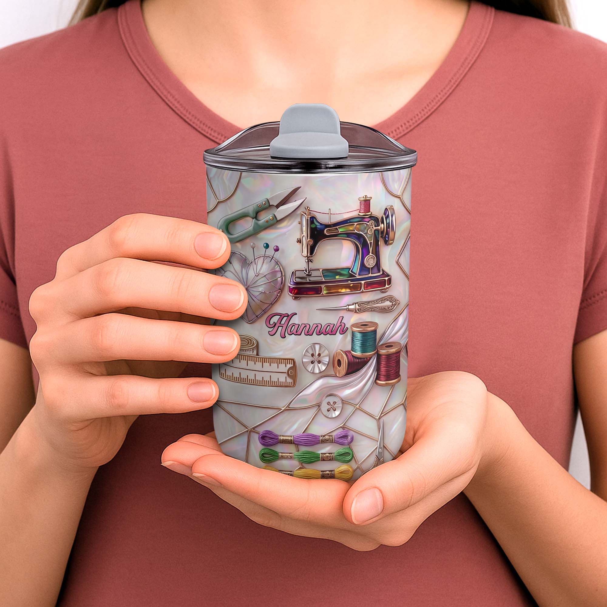 Personalized 10oz Stainless Steel Tumbler for Mom Gift Idea