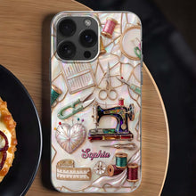 Load image into Gallery viewer, Personalized Clear Phone Case Custom Name Gift for Mom
