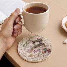 Load image into Gallery viewer, Personalized Ceramic Coaster for Sewing Lovers Custom Gift
