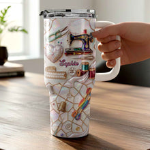 Load image into Gallery viewer, Personalized 40oz Stainless Steel Tumbler Custom Name Gift for Mom
