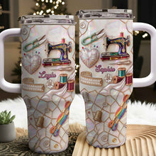 Load image into Gallery viewer, Personalized 40oz Stainless Steel Tumbler Custom Name Gift for Mom
