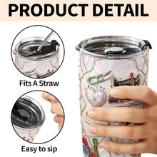 Load image into Gallery viewer, Personalized 20oz Tumbler for Sewers Custom Name Gift Idea
