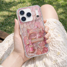 Load image into Gallery viewer, Personalized Clear Phone Case with Name for Sewing Lovers
