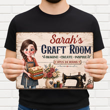 Load image into Gallery viewer, Personalized Birch Plywood Wood Sign for Craft Room Decor
