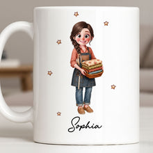 Load image into Gallery viewer, Personalized Creative Sewing Girl Coffee Mug Custom Gift for Her
