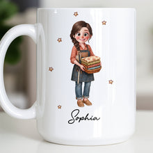 Load image into Gallery viewer, Personalized Creative Sewing Girl Coffee Mug Custom Gift for Her
