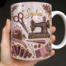 Load image into Gallery viewer, Personalized Leopard Print Coffee Mug Custom Name Gift for Mom
