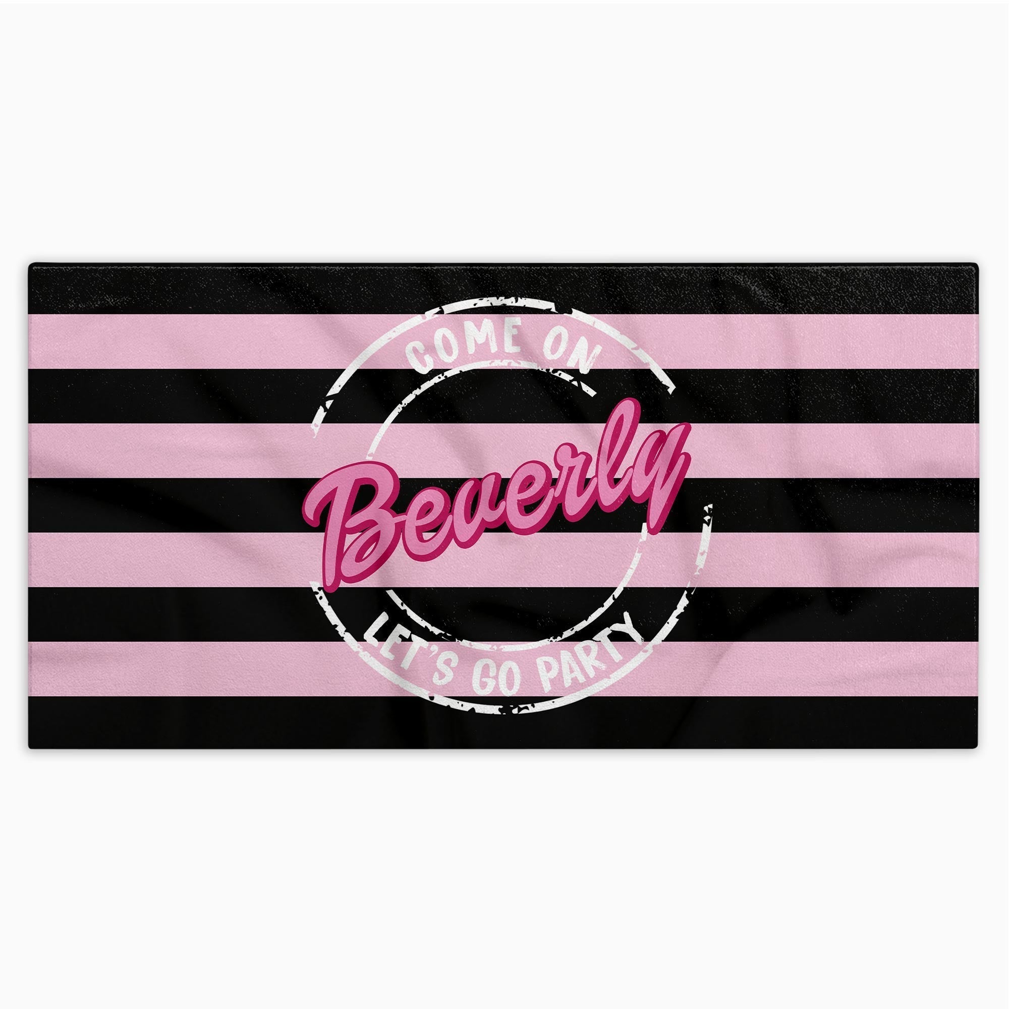 Personalized Microfiber Beach Towel Custom Name Gift for Her