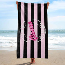 Load image into Gallery viewer, Personalized Microfiber Beach Towel Custom Name Gift for Her
