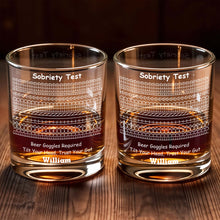 Load image into Gallery viewer, Personalized Whiskey Glass Custom Name Unique Gift for Him
