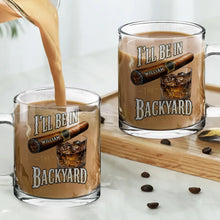 Load image into Gallery viewer, Personalized Cigar Whiskey Glass Mug Custom Name Gift for Dad
