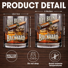 Load image into Gallery viewer, Personalized Custom Whiskey Glass Gift for Dad Cigar Lovers
