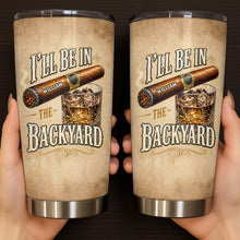 Load image into Gallery viewer, Personalized Stainless Steel Tumbler Custom Name 20oz Gift for Him
