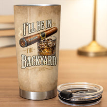 Load image into Gallery viewer, Personalized Stainless Steel Tumbler Custom Name 20oz Gift for Him

