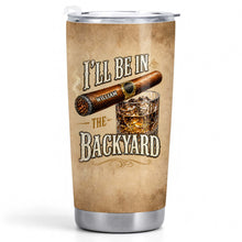 Load image into Gallery viewer, Personalized Stainless Steel Tumbler Custom Name 20oz Gift for Him
