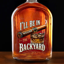 Load image into Gallery viewer, Personalized Whiskey Bottle Custom Name Cigar Gift for Him

