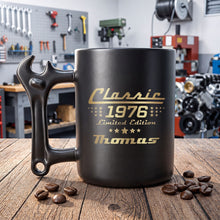 Load image into Gallery viewer, Personalized Wrench Handle Coffee Mug Custom Gift for Dad
