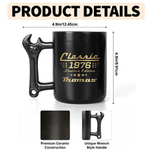 Load image into Gallery viewer, Personalized Wrench Handle Coffee Mug Custom Gift for Dad
