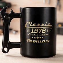 Load image into Gallery viewer, Personalized Wrench Handle Coffee Mug Custom Gift for Dad

