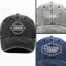 Load image into Gallery viewer, Personalized Washed Denim Cap Custom Name Gift for Dad
