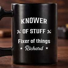 Load image into Gallery viewer, Personalized Mechanic Coffee Mug with Wrench Handle Gift for Him

