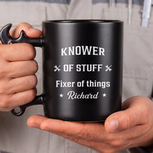 Load image into Gallery viewer, Personalized Mechanic Coffee Mug with Wrench Handle Gift for Him
