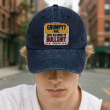 Load image into Gallery viewer, Personalized Washed Denim Cap Custom Name Funny Gift for Dad
