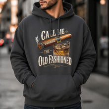 Load image into Gallery viewer, Personalized Cigar and Whiskey Glass T-Shirt Hoodie Gift for Him
