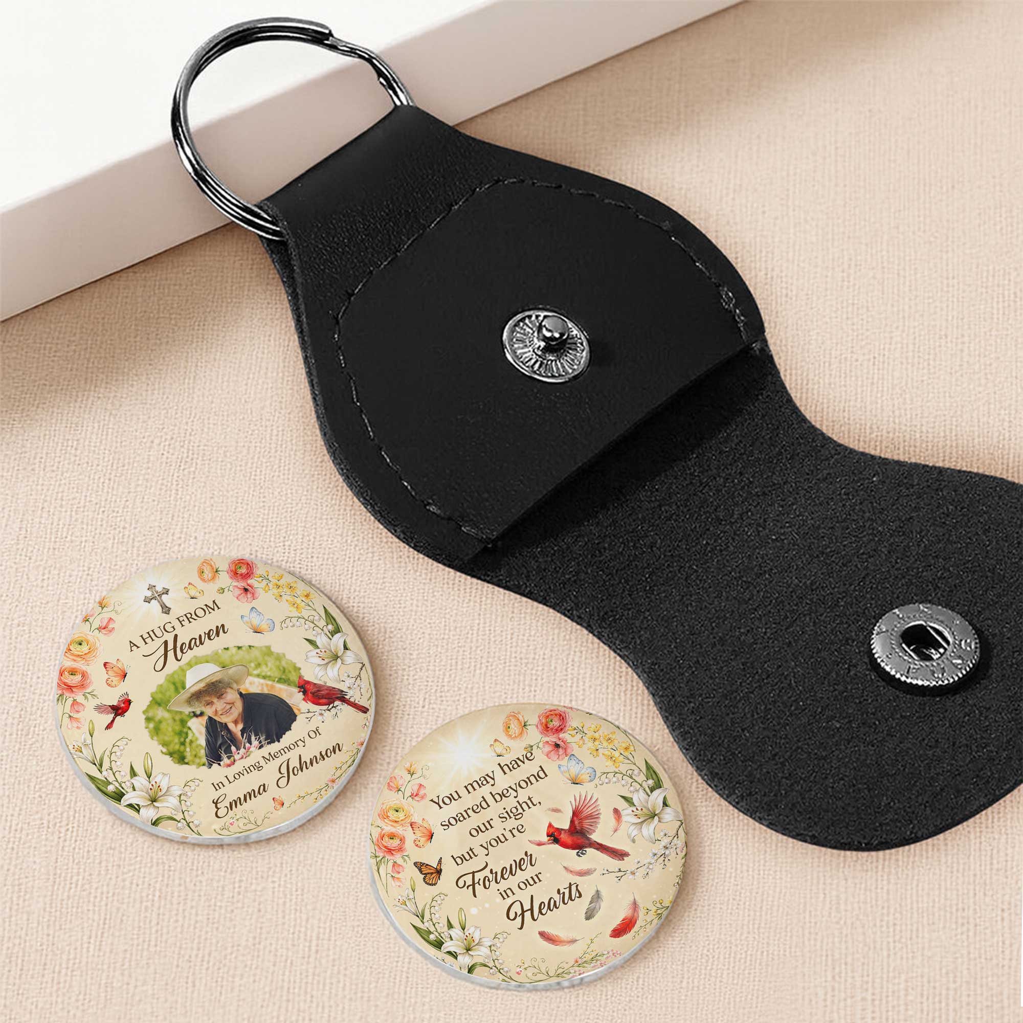 Personalized Pocket Hug Custom Memory Token Gift for Family