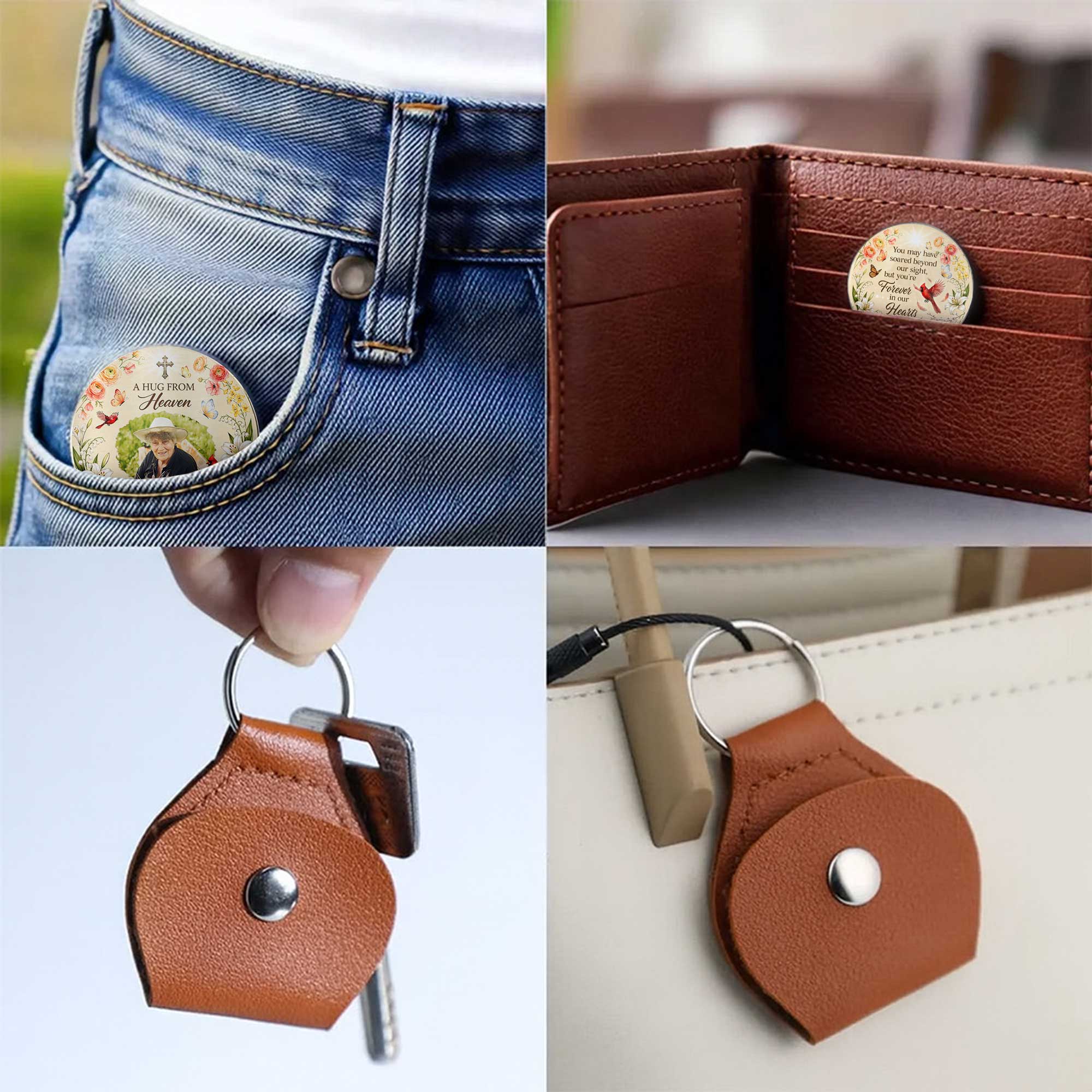 Personalized Pocket Hug Custom Memory Token Gift for Family