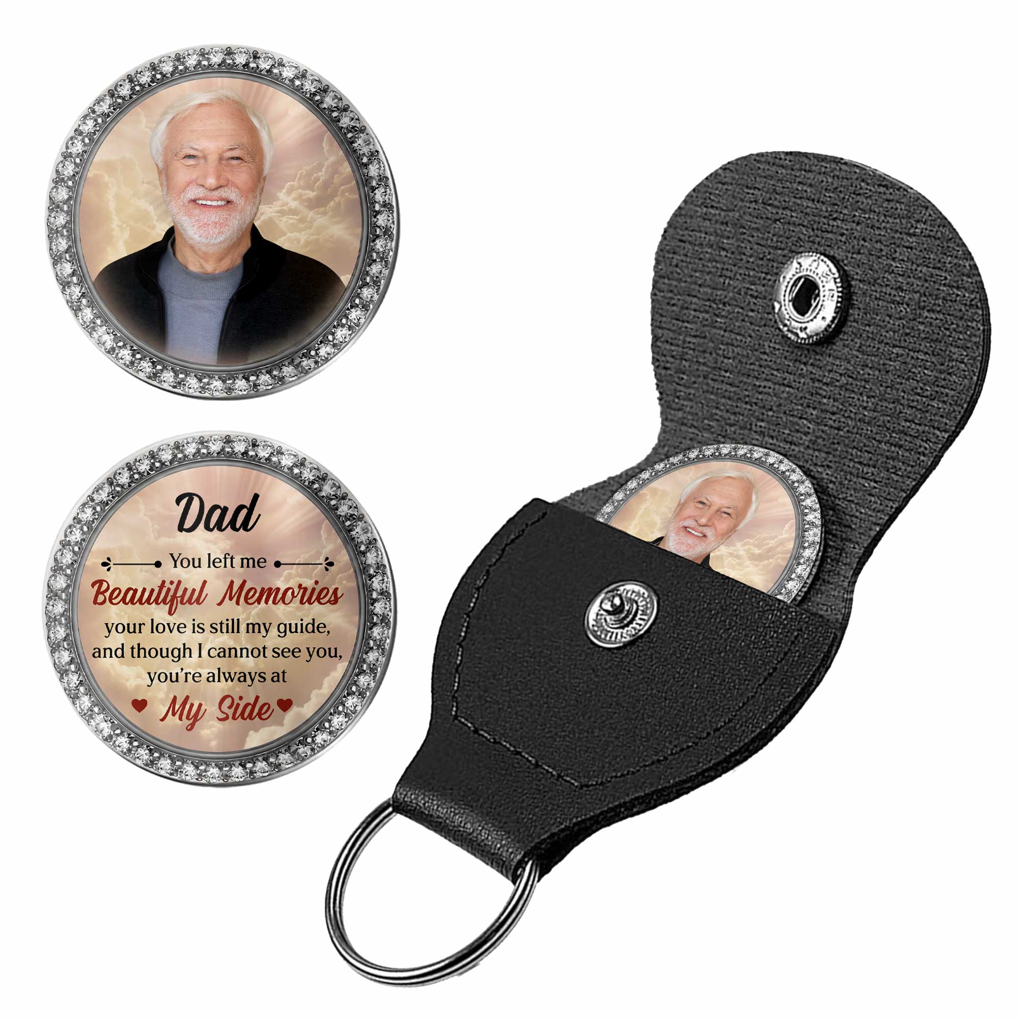 Personalized Custom Pocket Hug Memorial Gift for Dad | Keepsake