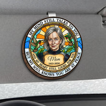 Load image into Gallery viewer, Personalized Memorial Car Visor Clip for Mom Hummingbird Gift
