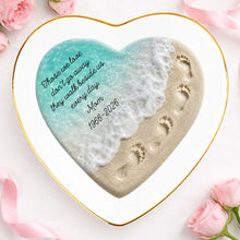 Load image into Gallery viewer, Personalized Heart Shaped Jewelry Dish Custom Name Gift for Memorial
