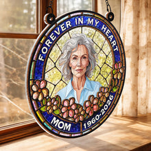 Load image into Gallery viewer, Personalized Memorial Suncatcher Portrait Gift for Mom
