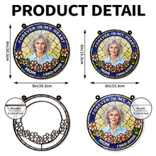 Load image into Gallery viewer, Personalized Memorial Suncatcher Portrait Gift for Mom
