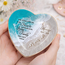 Load image into Gallery viewer, Personalized Heart-Shaped Jewelry Dish Custom Name Gift for Family
