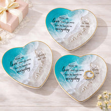 Load image into Gallery viewer, Personalized Heart Jewelry Dish Custom Name Gift for Mom
