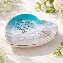 Load image into Gallery viewer, Personalized Heart Jewelry Dish Custom Name Gift for Mom
