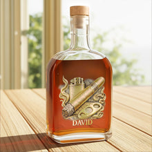 Load image into Gallery viewer, Personalized Whiskey Bottle Custom Name 3D Effect Gift for Him
