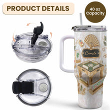 Load image into Gallery viewer, Personalized 40oz Stainless Steel Tumbler Custom Name Gift for Game Lovers
