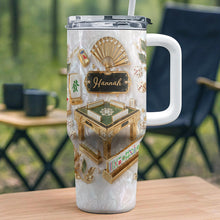 Load image into Gallery viewer, Personalized 40oz Stainless Steel Tumbler Custom Name Gift for Game Lovers

