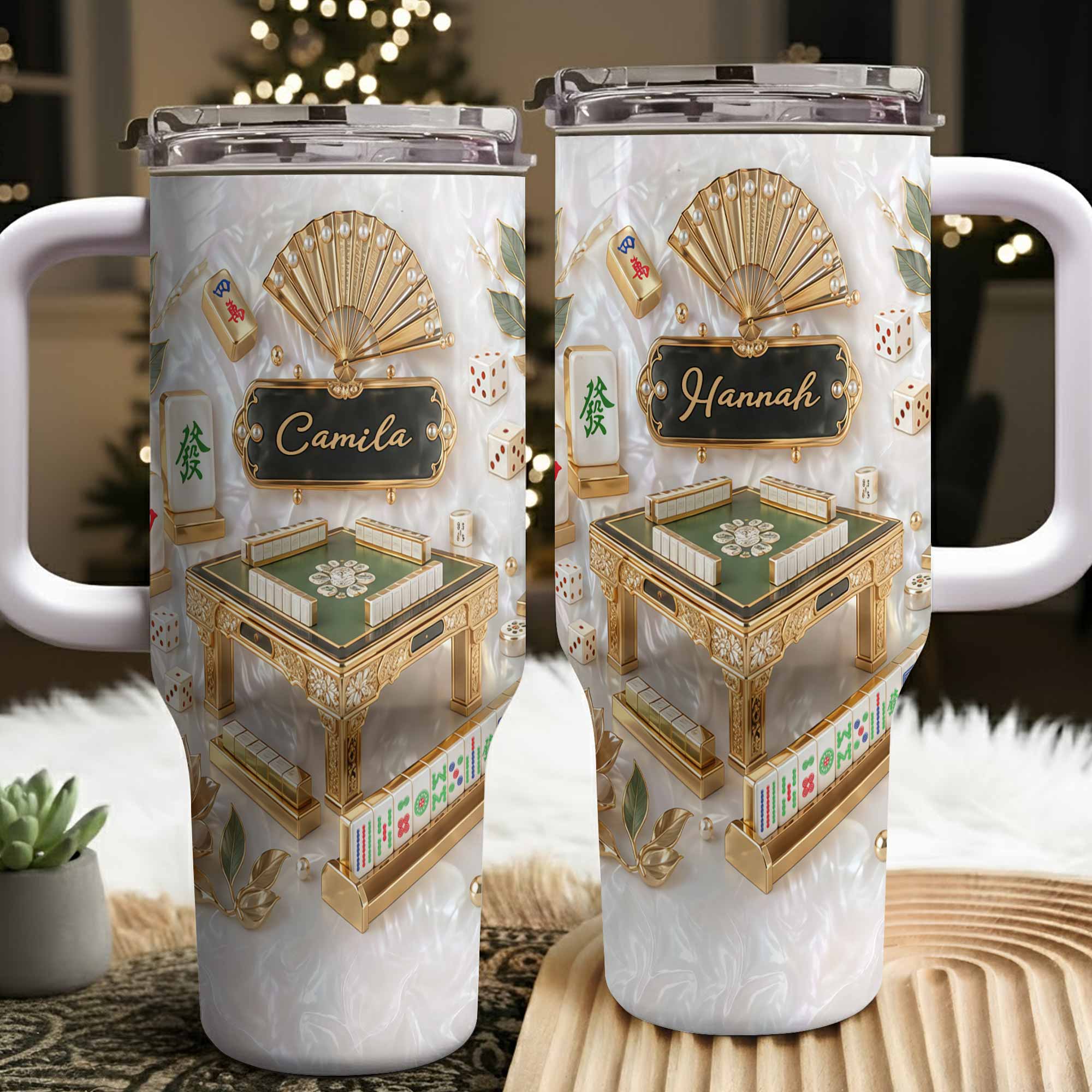 Personalized 40oz Stainless Steel Tumbler Custom Name Gift for Game Lovers