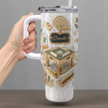 Load image into Gallery viewer, Personalized 40oz Stainless Steel Tumbler Custom Name Gift for Game Lovers
